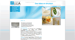 Desktop Screenshot of laboratoiresbea.com